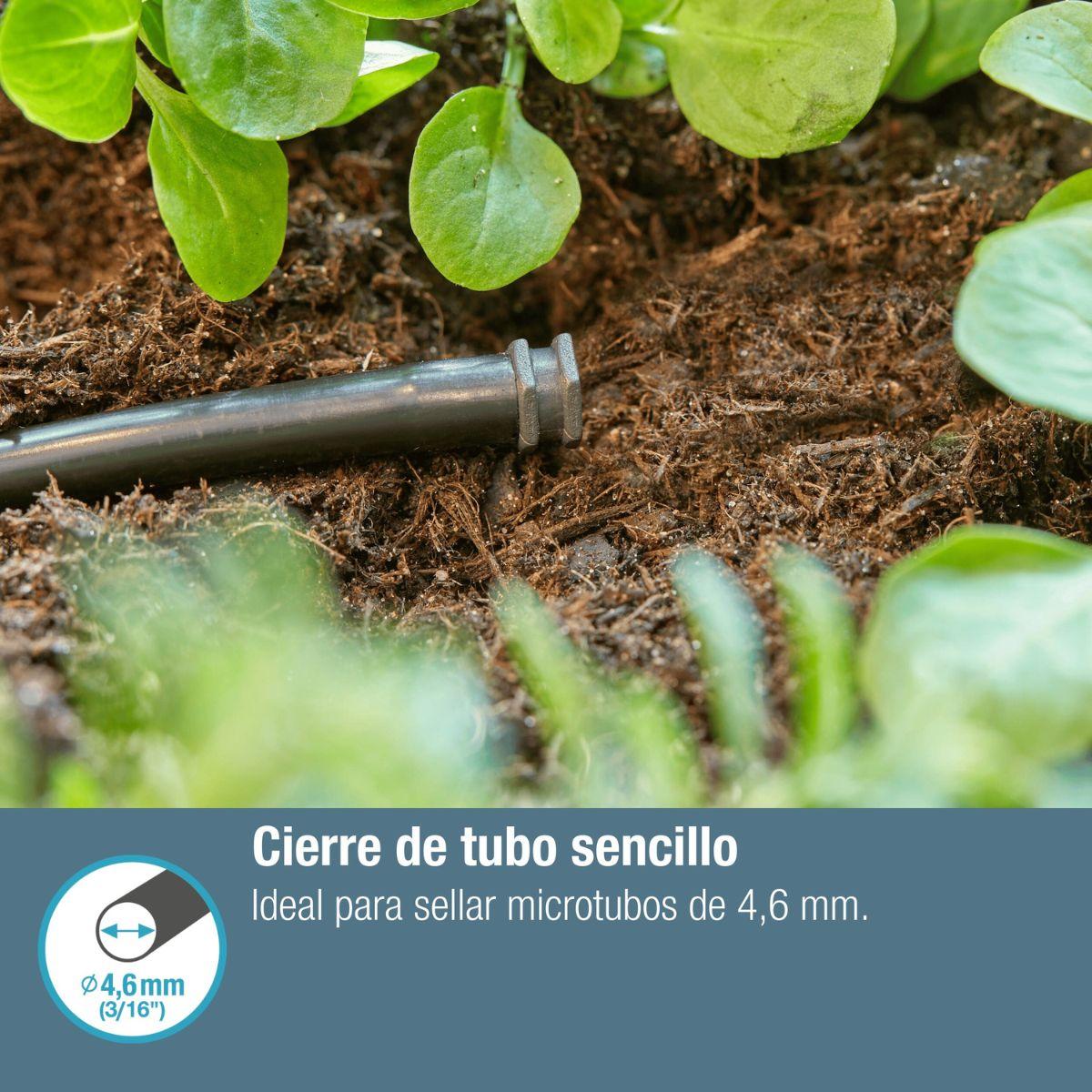 Ficha 4,6 mm (3/16") Gardena Microdripsystem