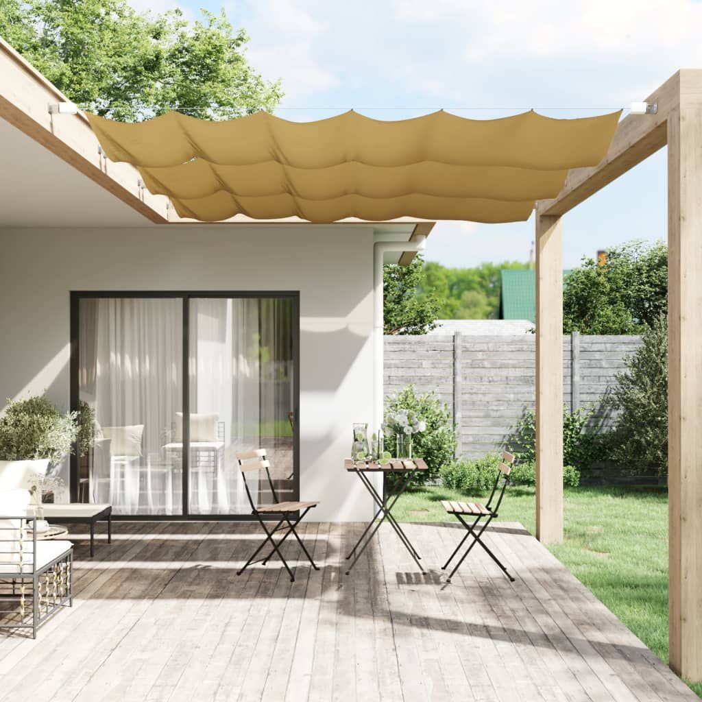 Vidaxl Toldo Vertical Beige 100x270 Cm Tela Oxford_1