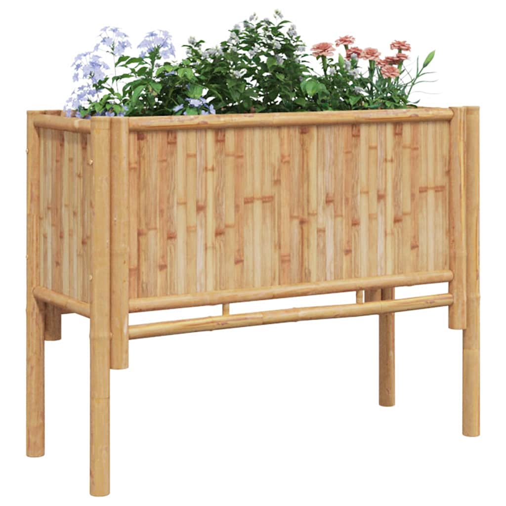 Cama Elevada Marrón 90 X 35 X 70 Cm Bambú_2
