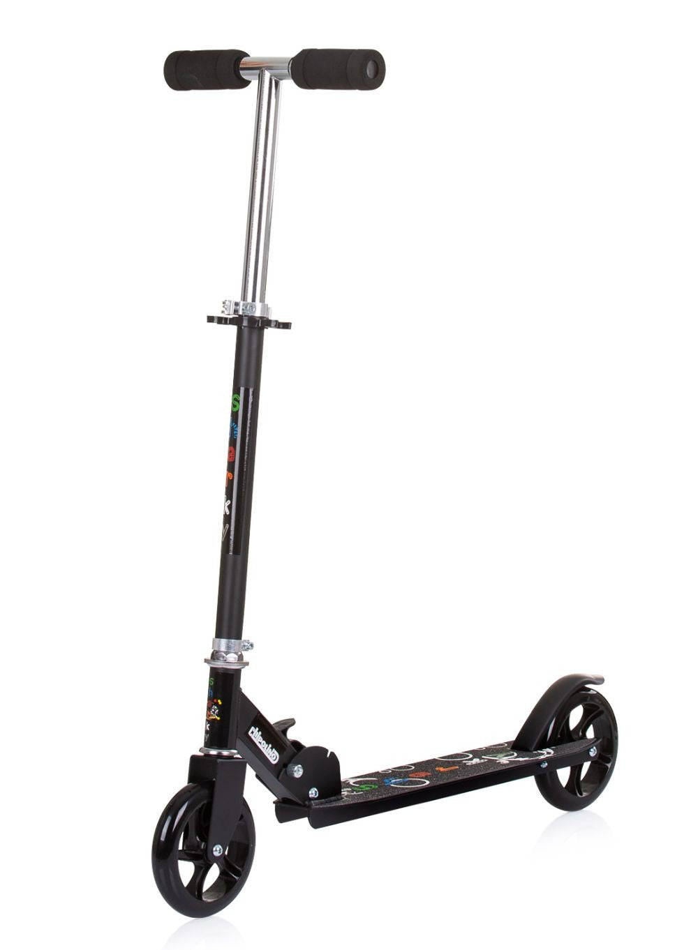 Patinete Infantil Sharky Hasta 100 Kg Plegable Black_0