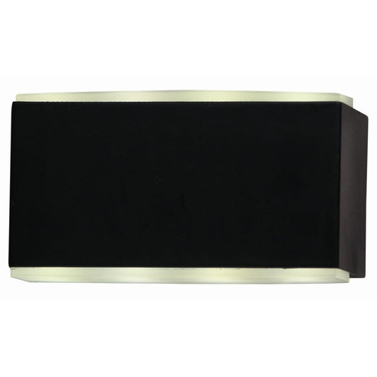 Luxform Lámpara De Pared De Jardín Led Cube Negro_0