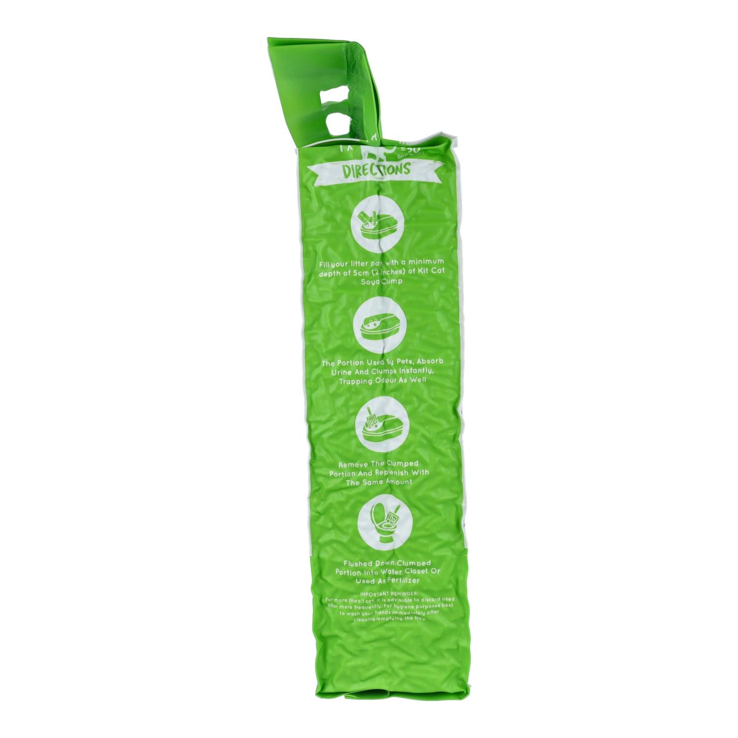 Kit Cat SoyaClump Pack Ahorro 12 - Green Tea 7 L Arena Vegetal para gatos