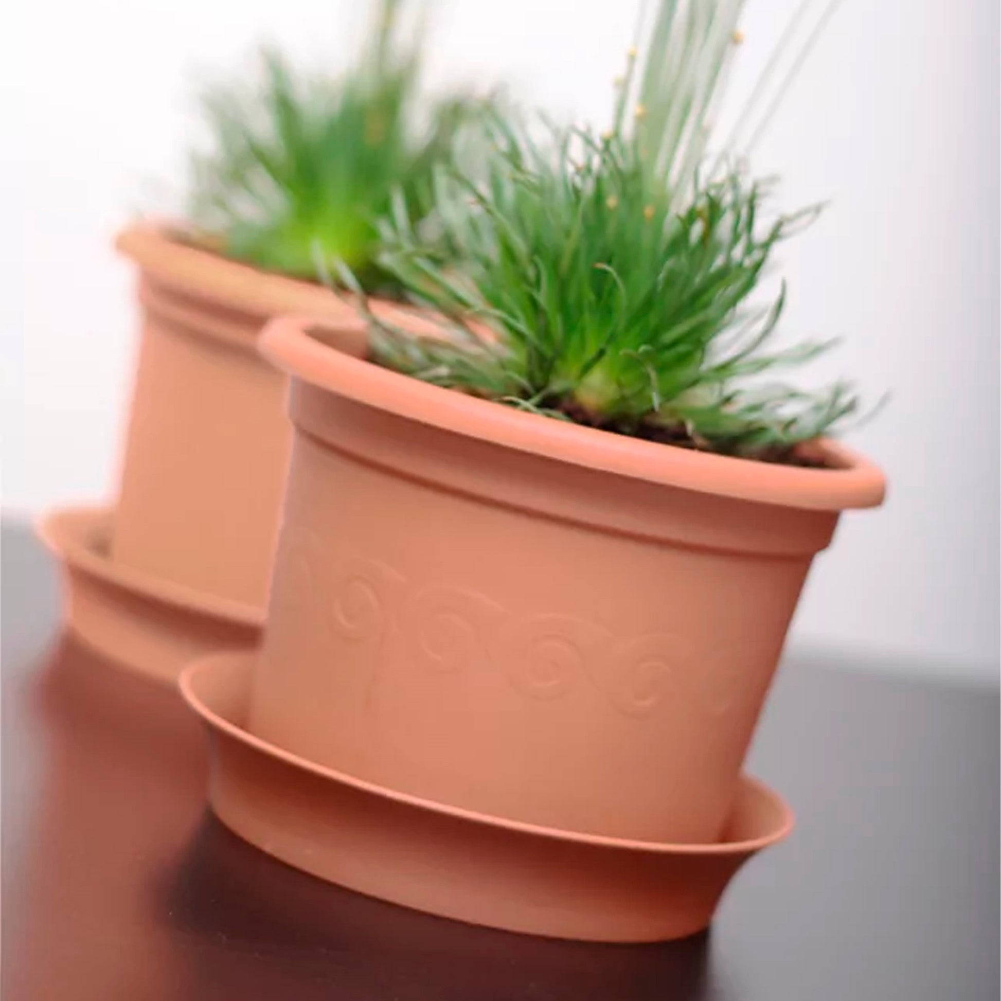 Maceta Plastica 21l., Dimensiones (mm) 400x400x303, Color Terracota_4