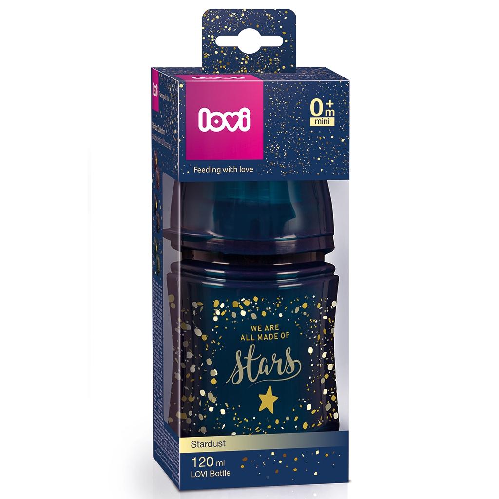 Biberão LOVI Stardust com tetina dinâmica 120ml