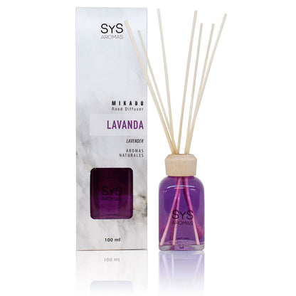 Ambientador Mikado Lavanda 100 ml | Difusor de Varillas | Fragancia Relajante y Decorativa | Hogar_0