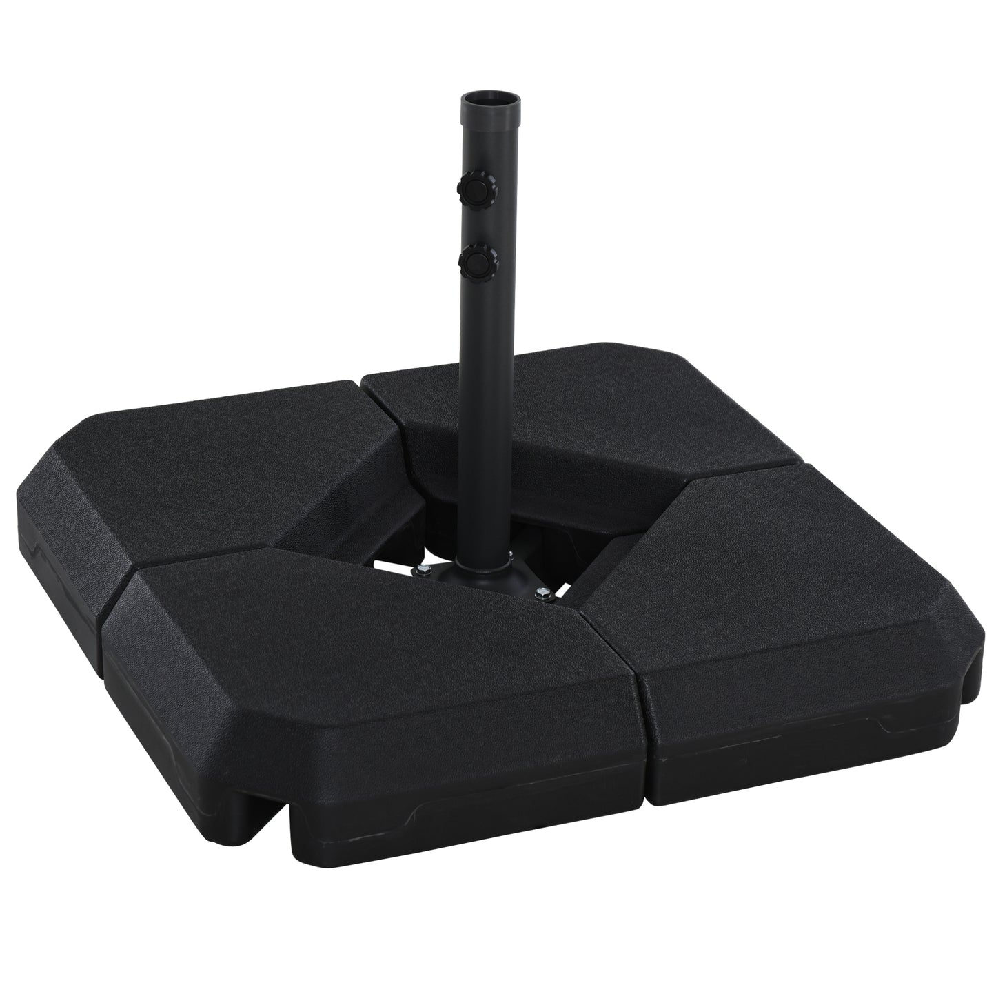 Outsunny Base Para Sombrilla Crucial De 4 Pesos Rellenables De Agua Arena_0