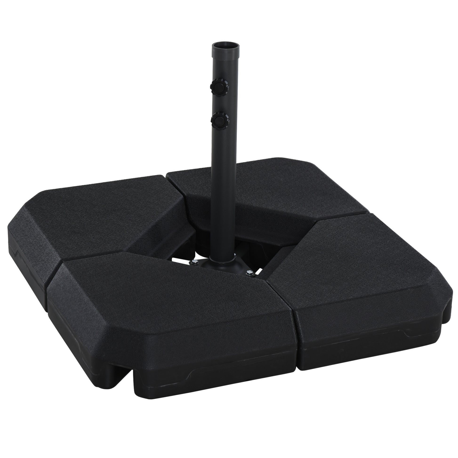Outsunny Base Para Sombrilla Crucial De 4 Pesos Rellenables De Agua Arena_0