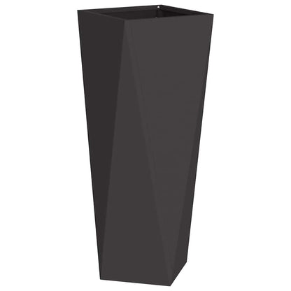 Jardinera 2 Uds. Negro 30 X 30 X 75 Cm Acero_4
