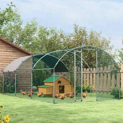 Pawhut Gallinero De Madera Con Bandeja Techo Abatible 2 Nidos Y Bandeja_3