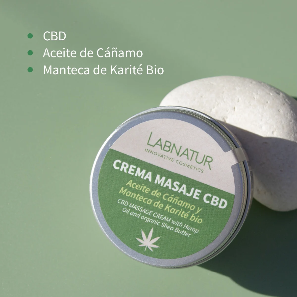 Crema De Masaje CBD Labnatur 100 ml | Cuidado Corporal | Hidratante | Confort Cutáneo_1