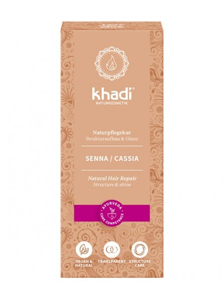 Henna Cássia Neutra 100% natural Khadi 100 g