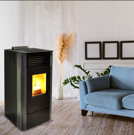 Fabricalor Estufa De Pellets Classic 8 Gris Ventilada_0