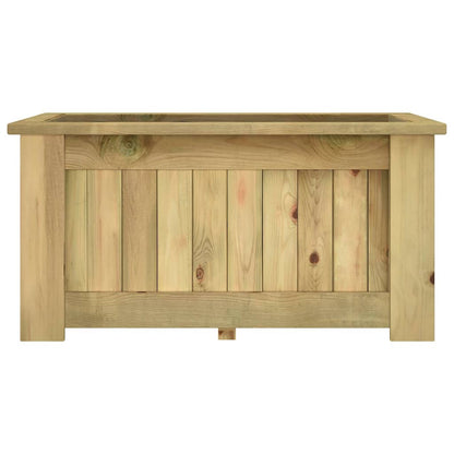 Arriate De Madera De Pino Impregnada 100x50x50 Cm_4