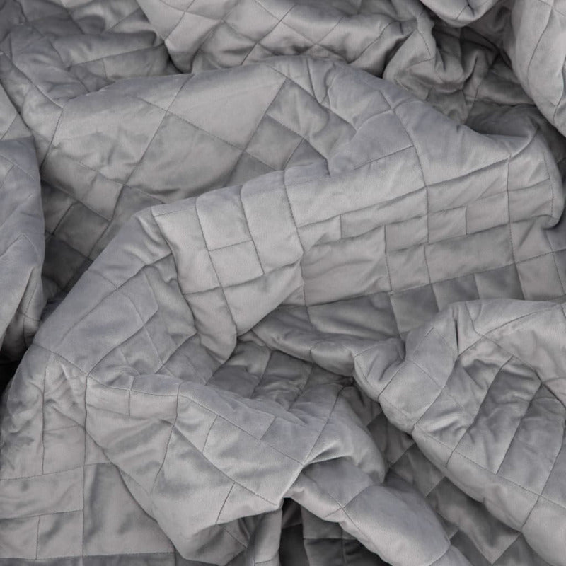 Venture Home Colcha Jilly Poliéster Gris Claro 80x260 Cm_5