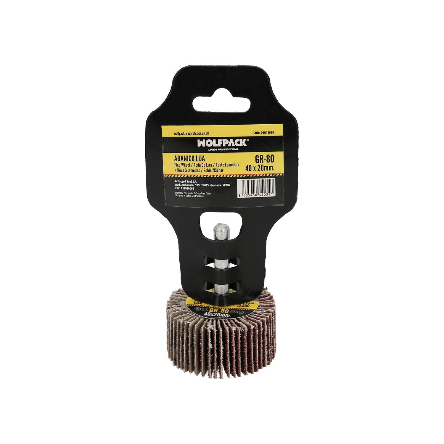 Abanico Lija Grano 80 Medida Ø 40 X 20 Mm. Disco Abrasivo Laminas, Ruedas Mil Hojas, Ruedas Abrasivas,lijado,desbaste,pulir_2