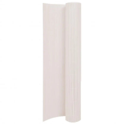 Valla De Jardín De Doble Cara Blanco 110x500 Cm / Vetonek_4