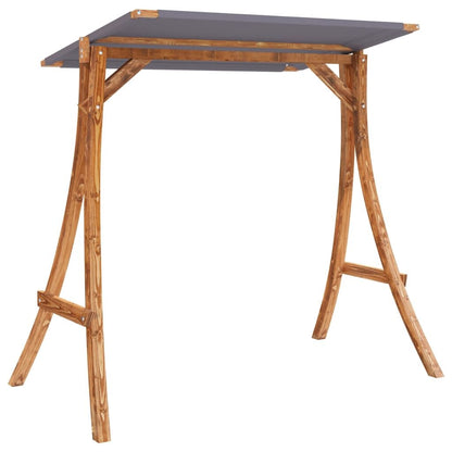 Vidaxl Columpio Con Cojín Y Toldo Madera Maciza De Abeto_4