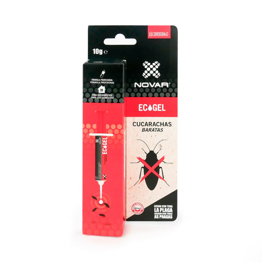 Seringa para baratas Novar Ecogel Ecopack 10 g