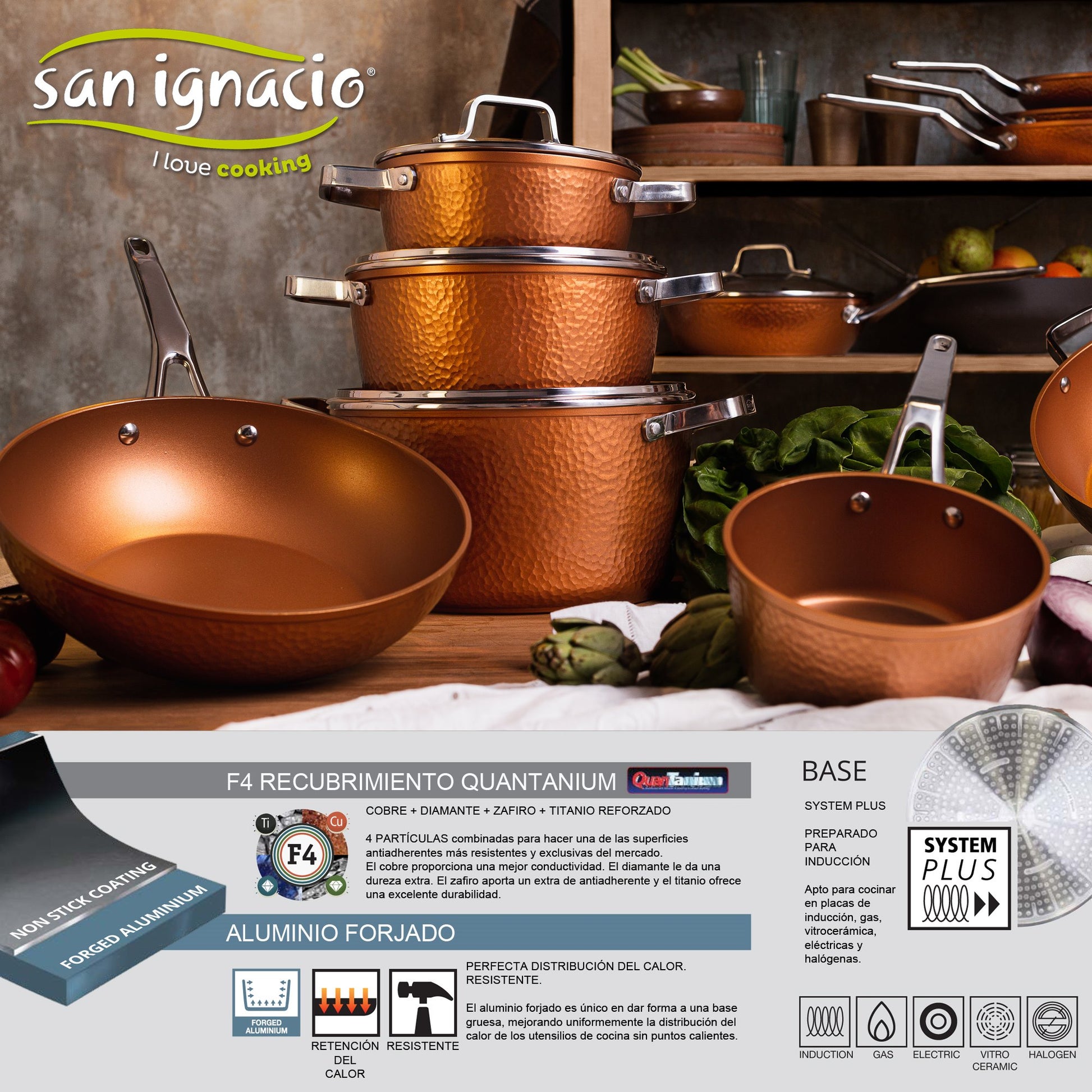 Cacerola Con Tapa 28x15cm Aluminio Forjado Inducción, Colección Origen_2