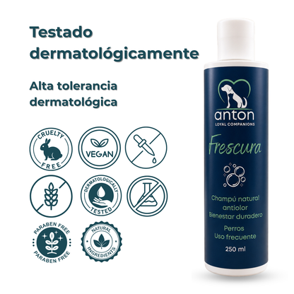 Champú natural para el control de olores en perros – Pack 3 x 250 ml_5