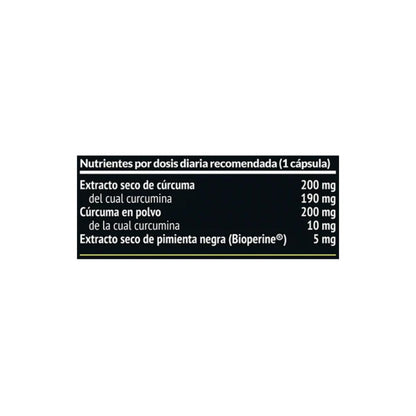 Suplemento nutricional Kurkur Paleobull 60 cápsulas