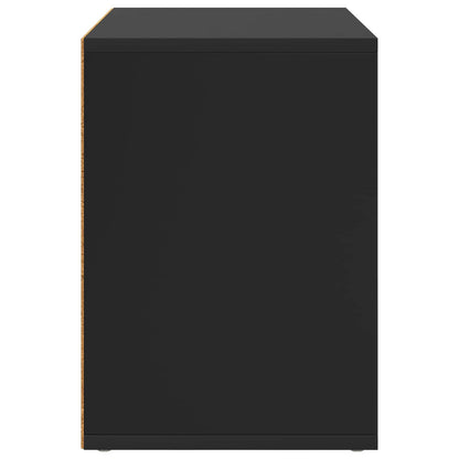 Casa Para Gatos Negro 51 X 30 X 42,5 Cm Madera De Ingeniería_5