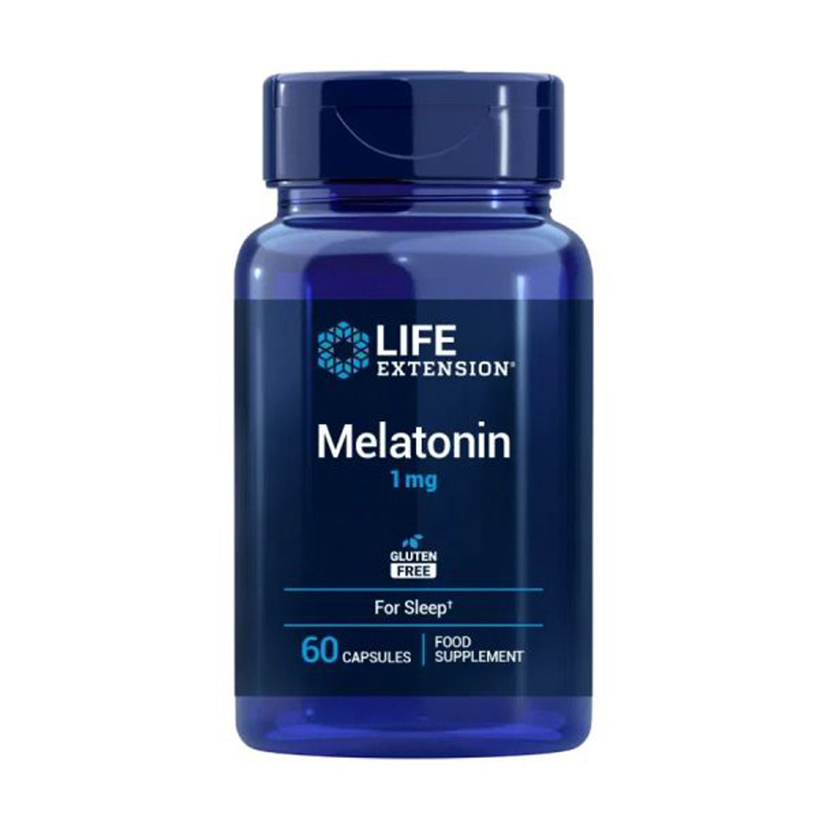 Melatonina 1 mg, Life Extension 60 cápsulas