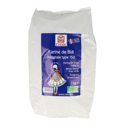 Farinha de Trigo Integral Celnat 1 kg