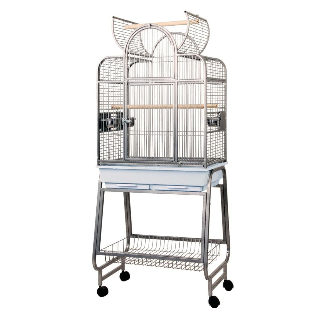 Strong Jaula Para Loros Villa Bianca Gris Silverstone 67,7x51,5x154 Cm 93084_0