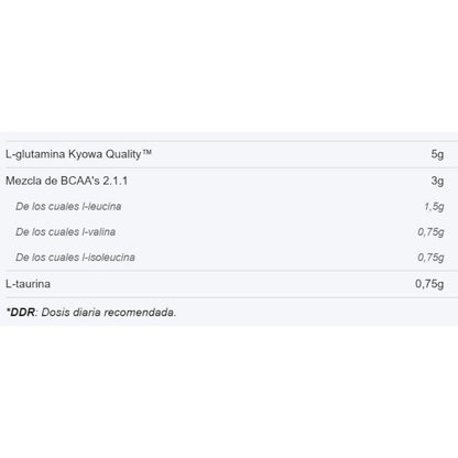 Gluta5 - 400g - Frambuesa - Glutamina - Quamtrax_1