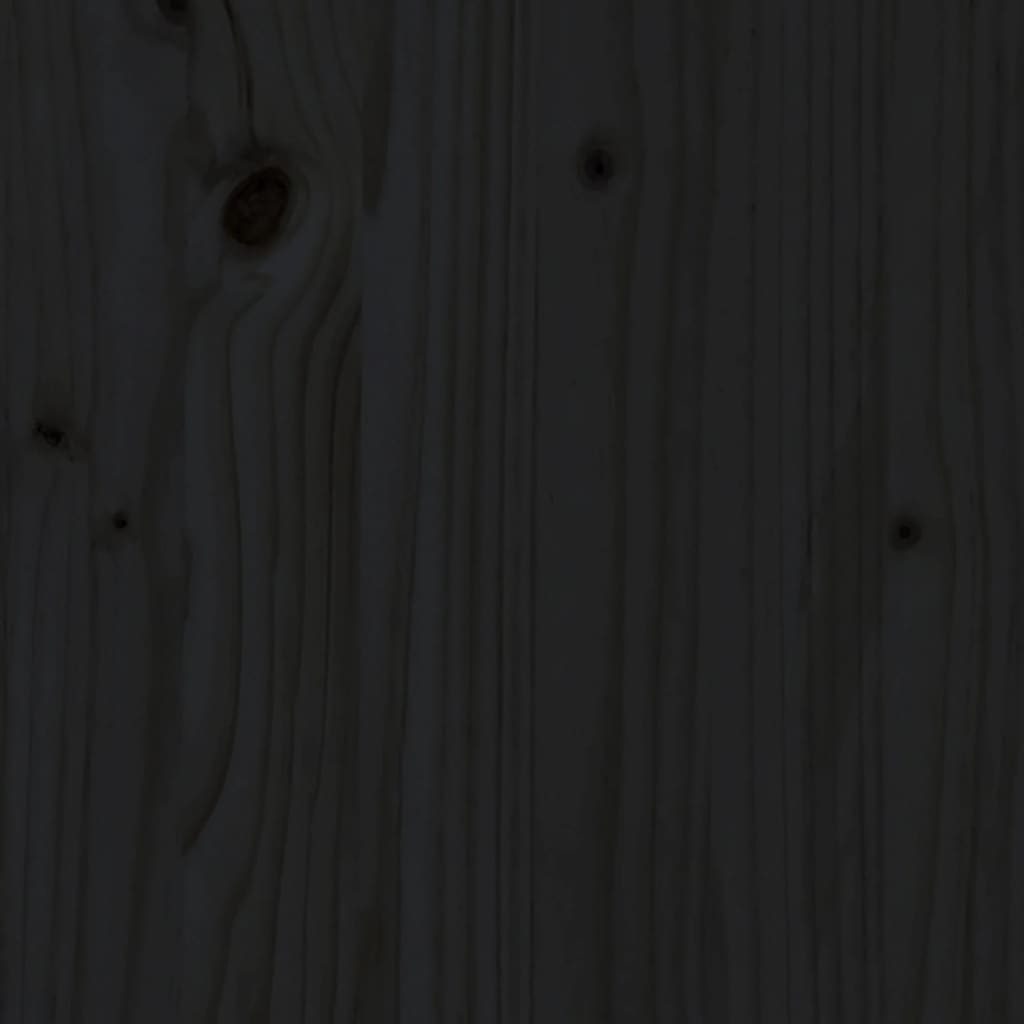 Vidaxl Juego Muebles De Jardín 6 Piezas Madera Maciza Pino Negro_5