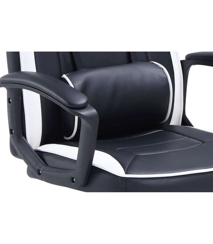 Sillón Giratorio Elevable Gamer Neo Avance Tapizado En Tejido Negro/blanco, 115-125cm(alt_3
