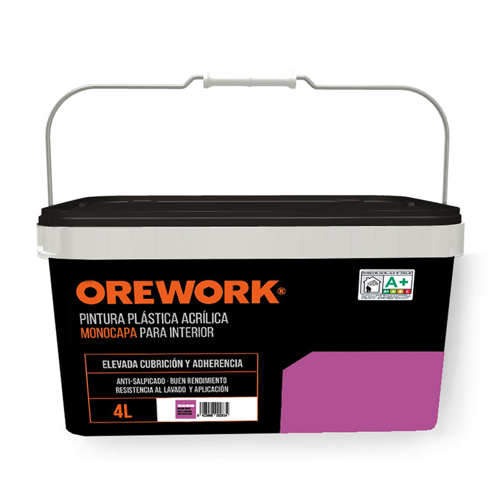 Pintura Monocapa Para Interior - 4 L - Violeta Intenso_0