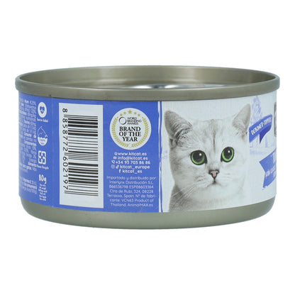 Kit Cat Can Toppers - Tuna &amp; Katsobushi 80g Ração húmida para gatos em gelatina
