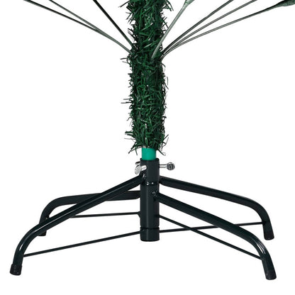 Vidaxl Árbol De Navidad Con Luces Y Ramas Gruesas Verde 180 Cm_5