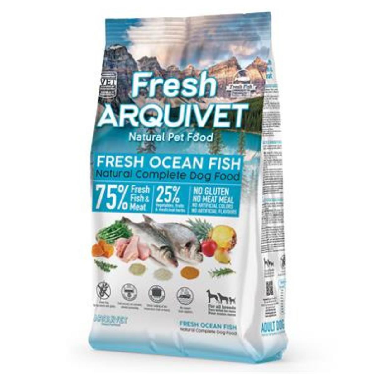 Alimento semi-húmido Fresh Ocean Fish Arquivet Complete para cães 2,5 kg
