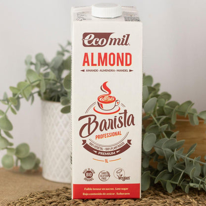 Bebida de Amêndoa Vegetal Barista BIO EcoMil 1 L