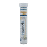 H4U Vitamina C + Zinco vitaminas e minerais 20 comprimidos efervescentes sabor laranja