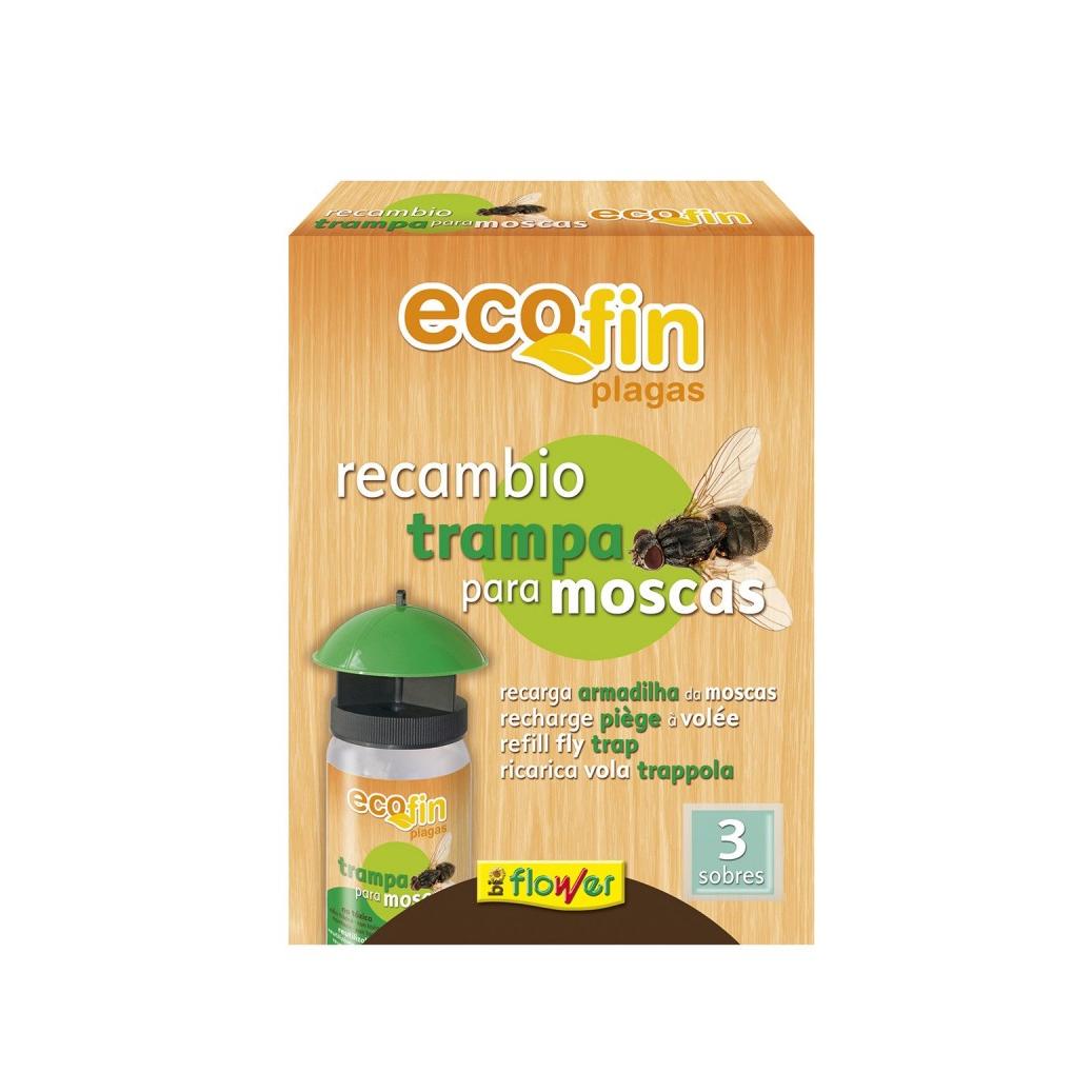 Substituição da armadilha para moscas Ecofin BioFlower