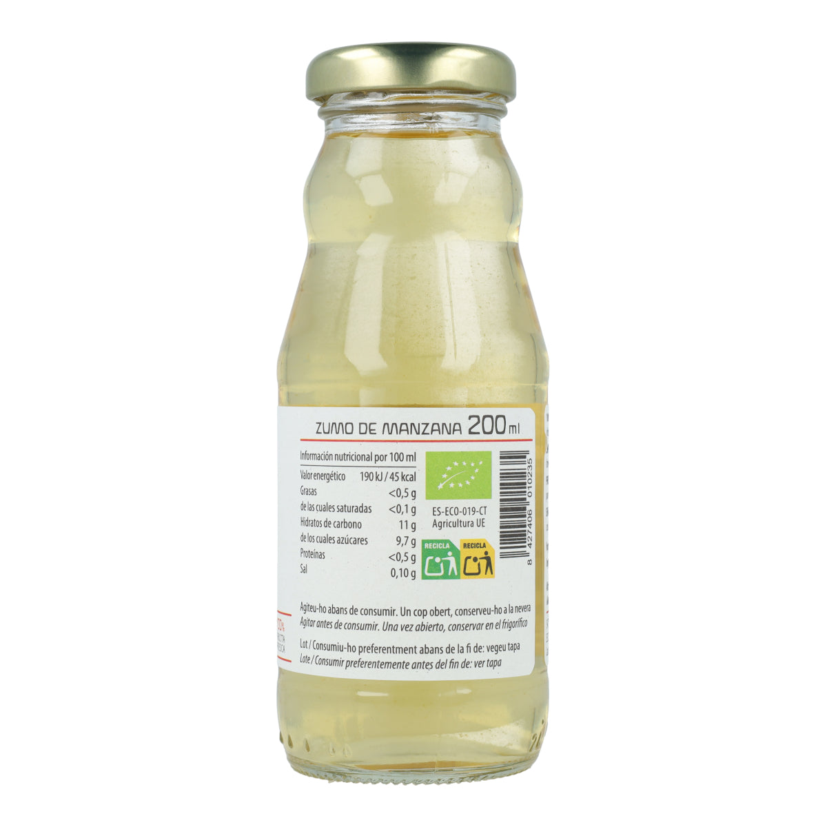 Sumo de Maçã Biológico Cal valls 200 ml