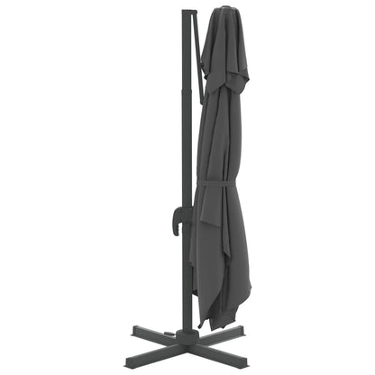 Vidaxl Sombrilla Colgante De Doble Techo Gris Antracita 300x300 Cm_4