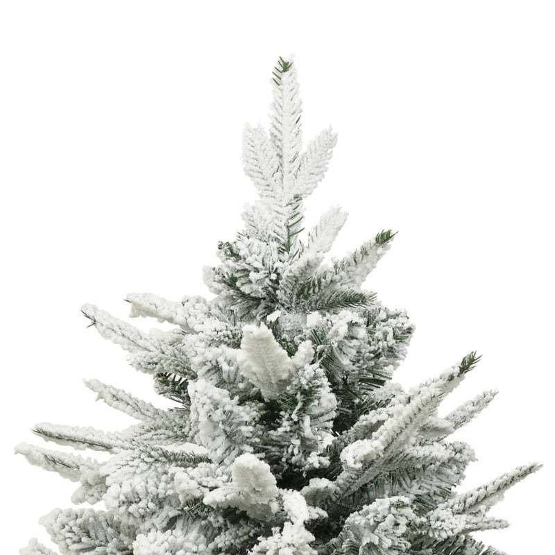 Vidaxl Árbol De Navidad Artificial Con Nieve Pvc Y Pe Verde 240 Cm_1