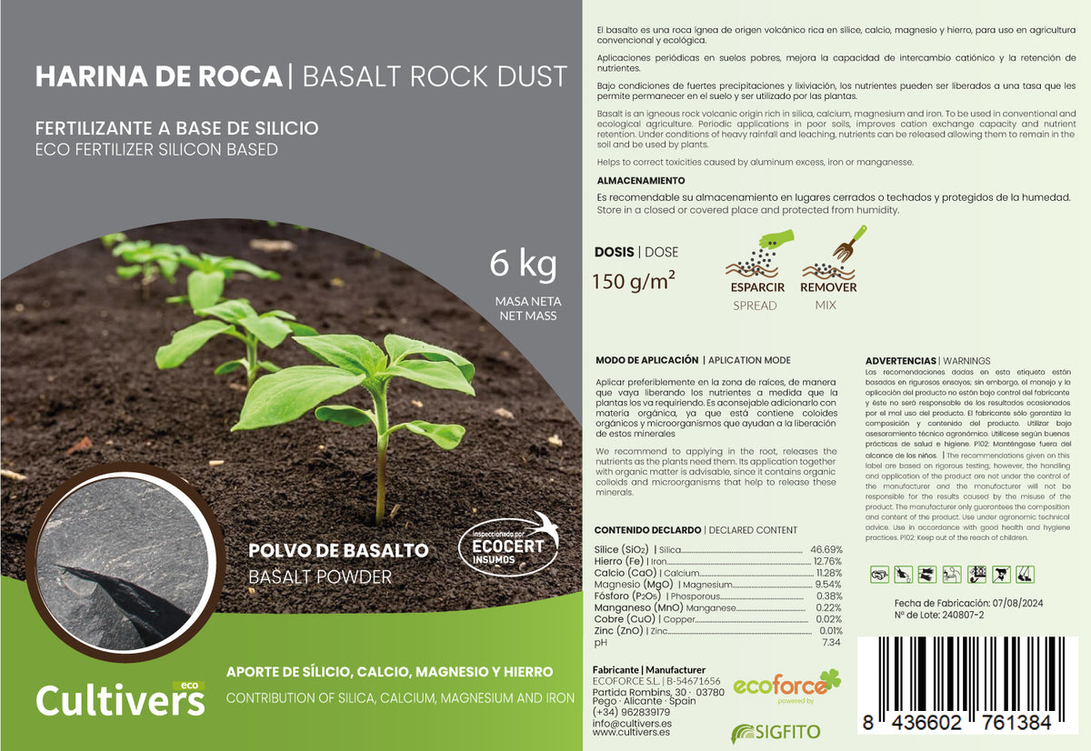Harina De Roca. Polvo De Basalto - 2x 1kg_3