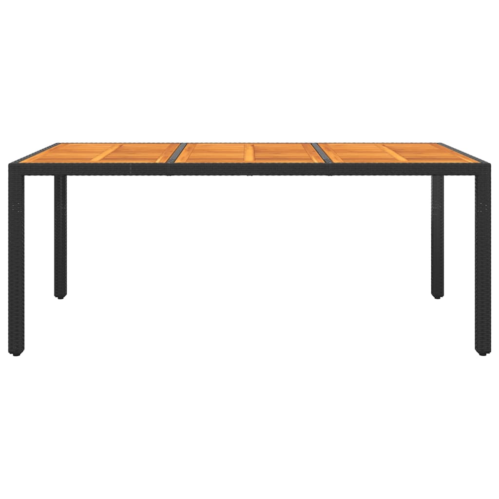 Vidaxl Juego De Comedor De Jardín 9 Piezas Ratán Sintético Negro_3
