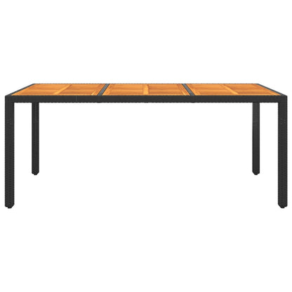 Vidaxl Juego De Comedor De Jardín 9 Piezas Ratán Sintético Negro_3