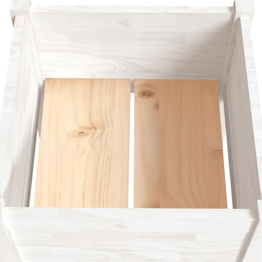 Jardineras 2 Uds Madera Maciza De Pino 50x50x70 Cm_5