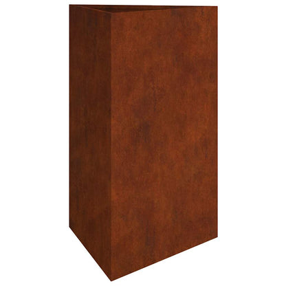 Jardinera De Acero Corten 50x43x75 Cm_0