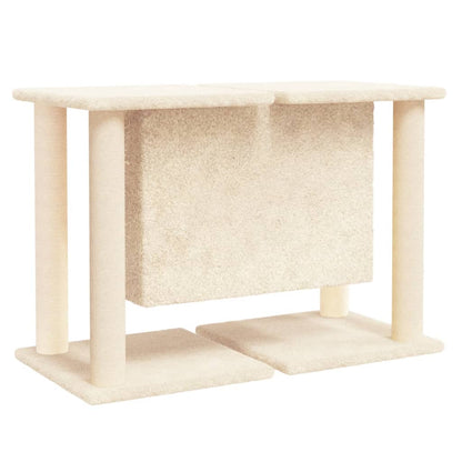 Vidaxl Rascador Para Gatos Con Postes De Sisal Color Crema 50 Cm_4