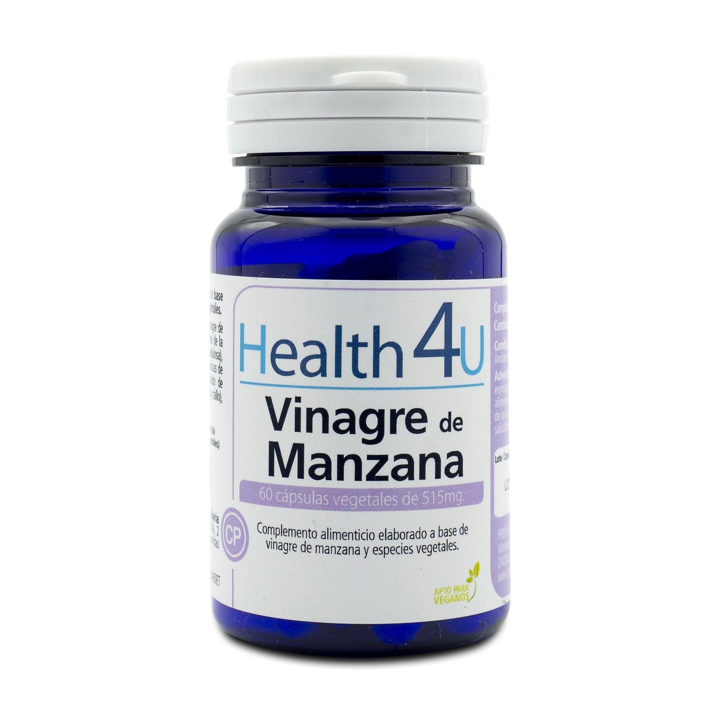 Vinagre de Maçã H4U 60 Cápsulas Vegetais de 515 mg