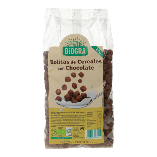 Bolas de Milho com Chocolate Biogrà 250 g